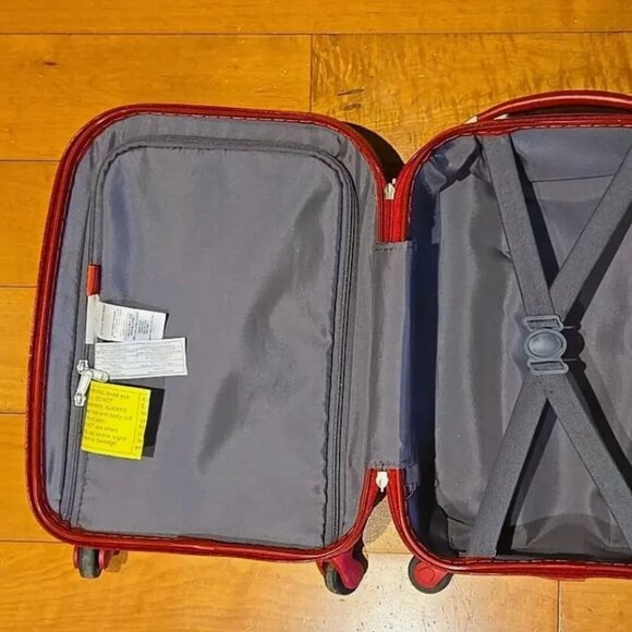 POTTERY BARN MACKENZIE PIXAR CARS SPINNER LUGGAGE SET (SMALL & LARGE) HARD SIDED - Picture 6 of 9